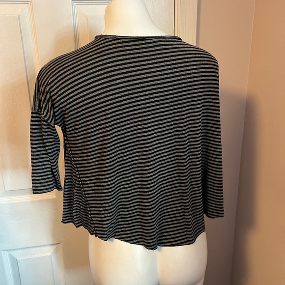 Don’t ask why gray and black striped shirt - Picture 3 of 3